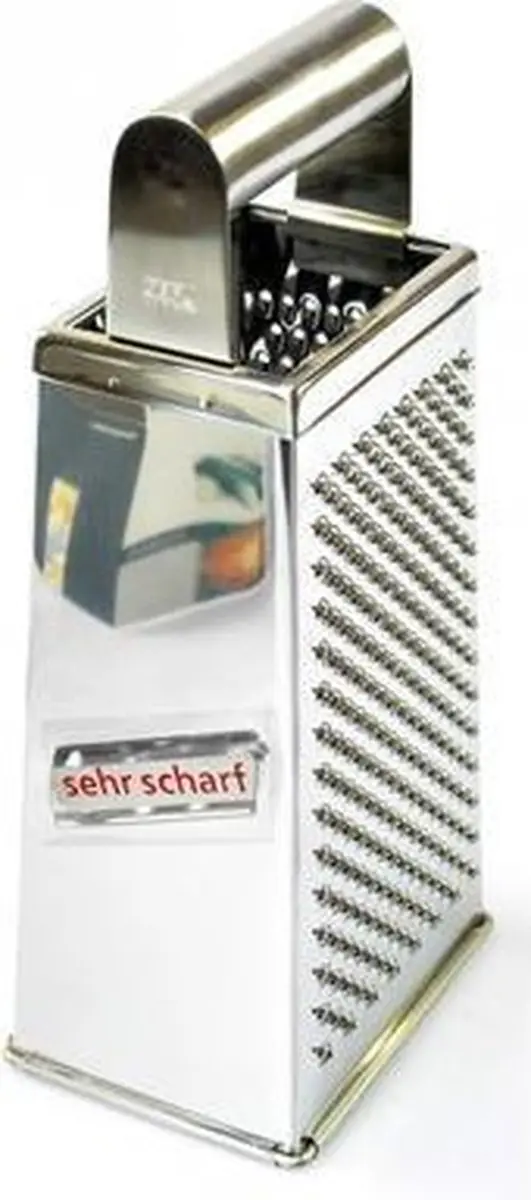 GEFU CUBO 4-zijdige Rasp 4006664107501 - RVS