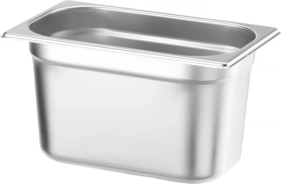 HENDI GN-container 1/4 Budget Line 4L - 265x162x150mm - Zilver
