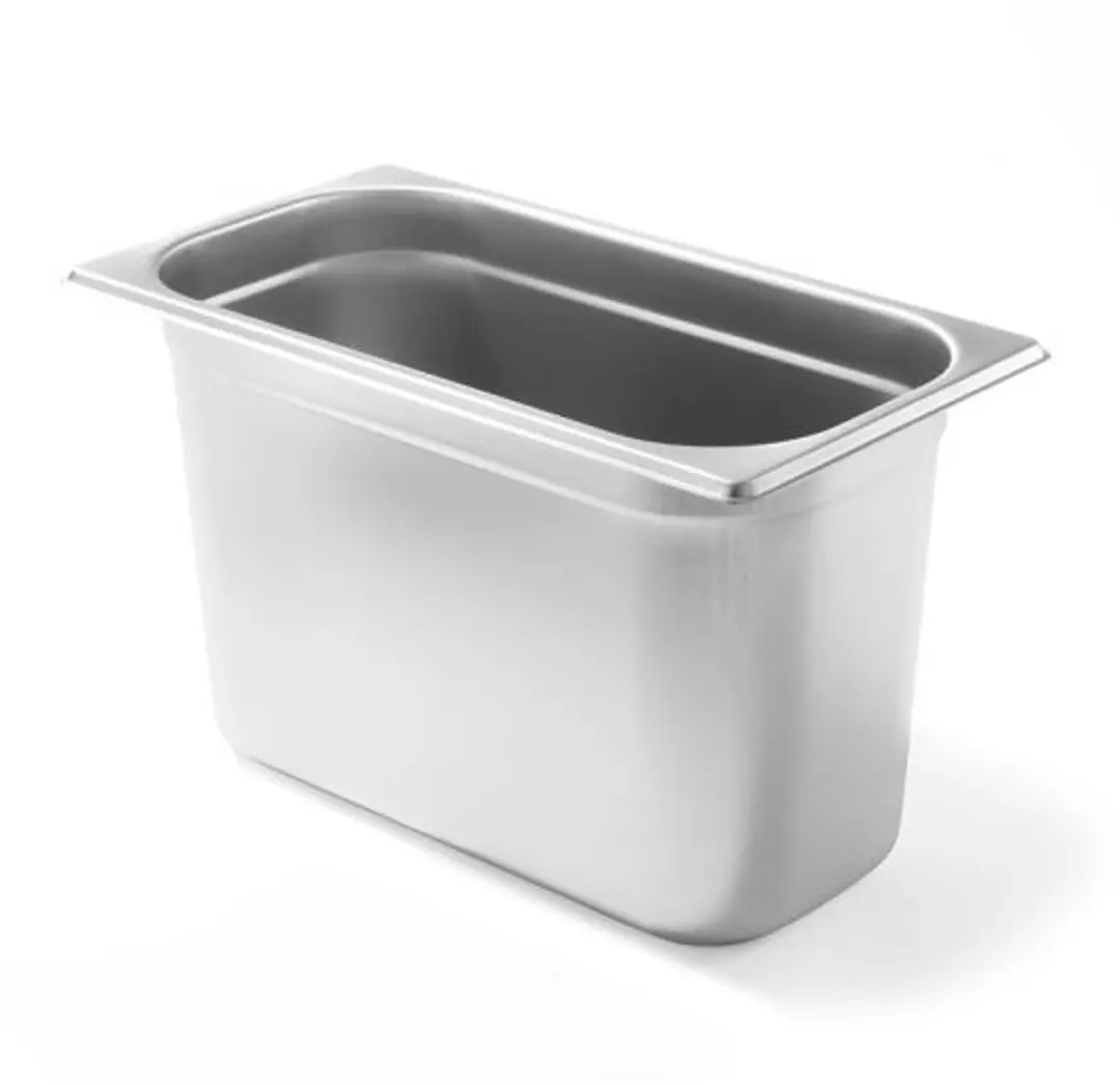 HENDI GN-container 1/4 Budget Line 4L - 265x162x150mm - Zilver