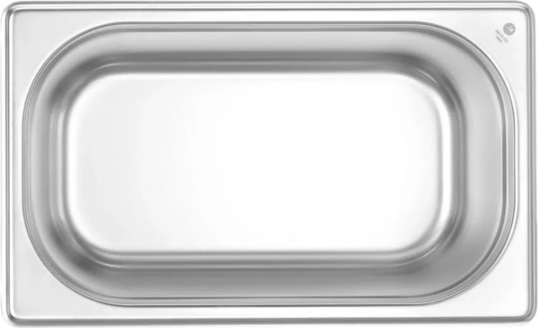 HENDI GN-container 1/4 Budget Line 4L - 265x162x150mm - Zilver