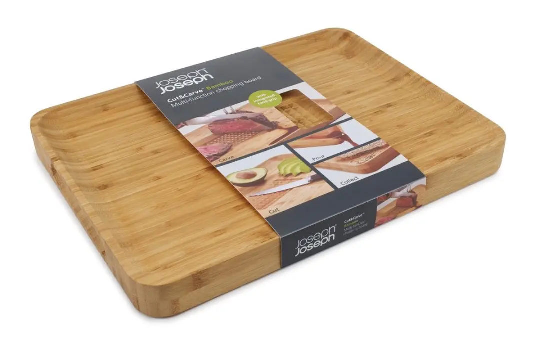 Joseph Joseph Cut&Carve Plus Snijplank Bamboe - Groot - afbeelding 6 van 6