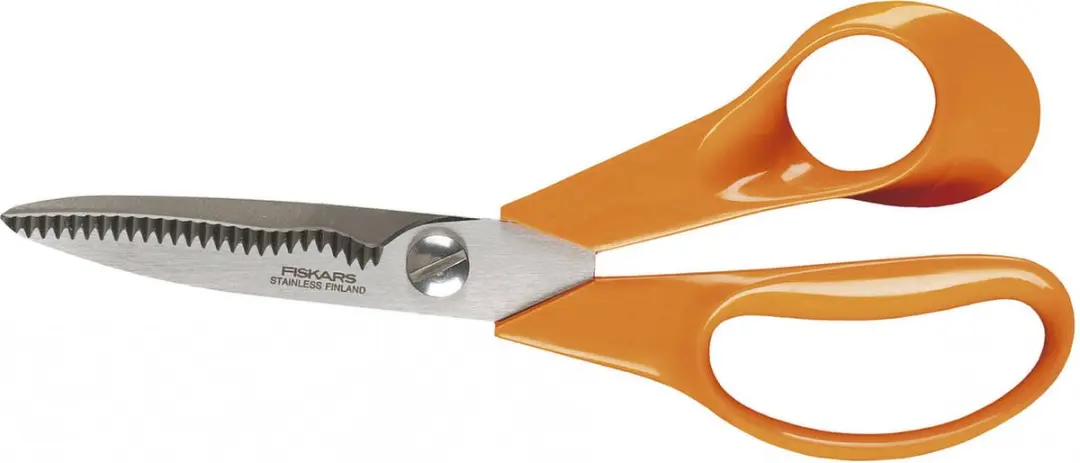 Fiskars Bloemenschaar 18cm - RVS - Oranje