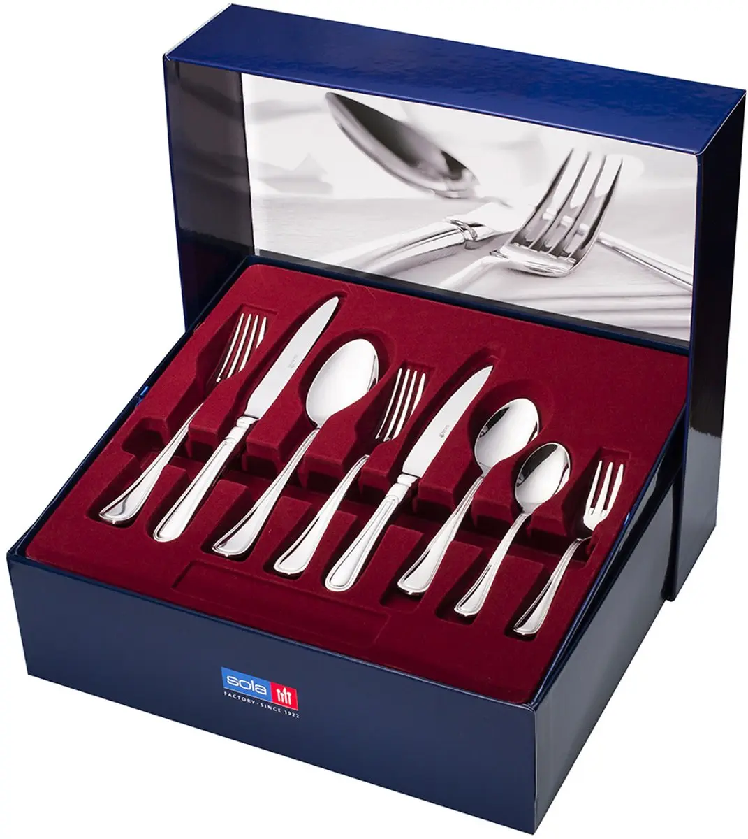 Sola Windsor Bestekset 90-delig - 12 Personen - Zilver