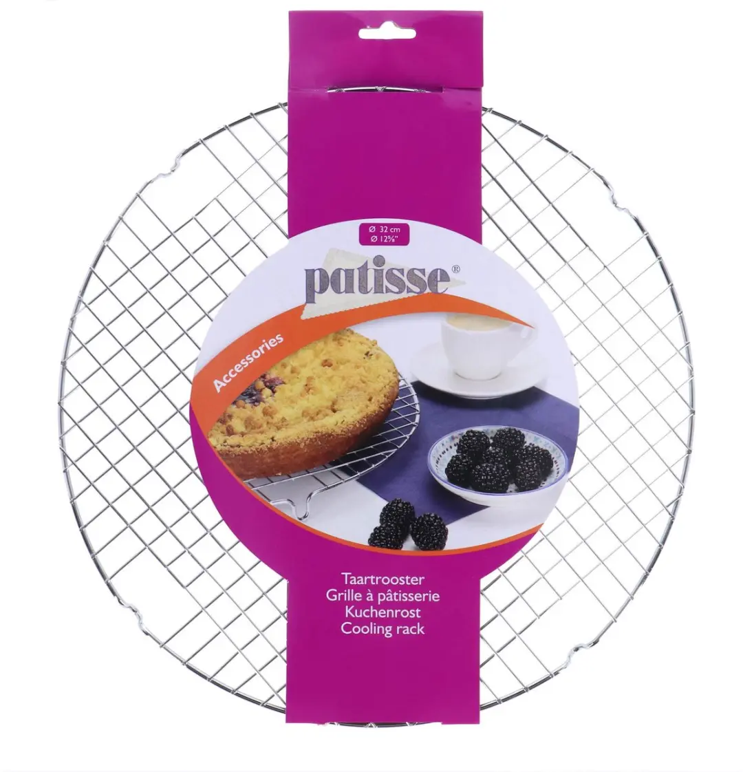 Patisse Taartrooster Ruit Ø32cm