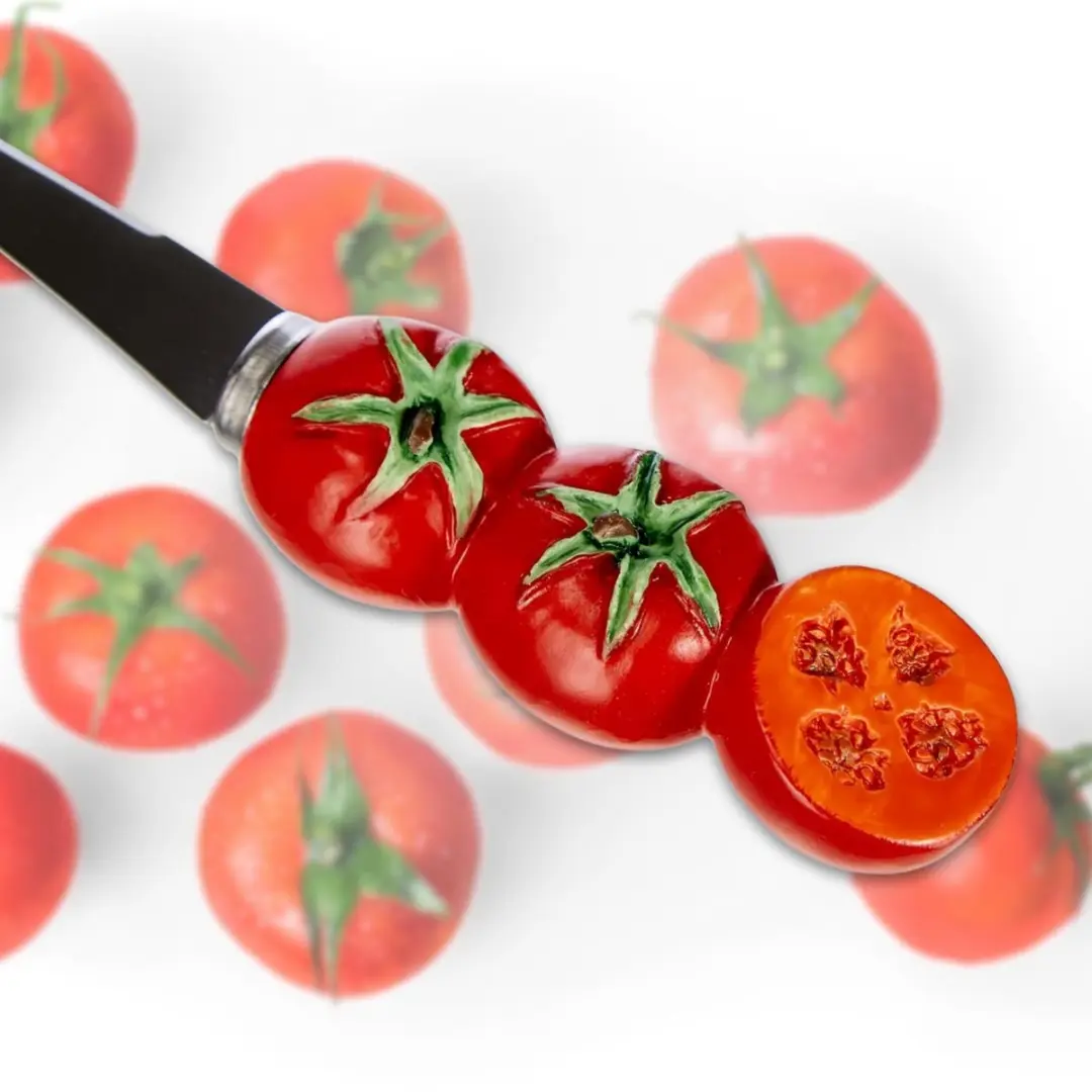 Fackelmann Tomatenmessen Set 4-delig - 11cm - Rood