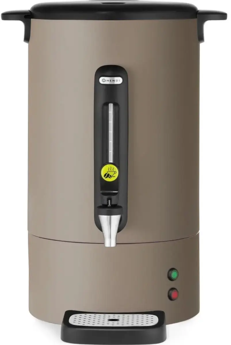 HENDI Percolator 14L - Taupe - Roestvrij staal