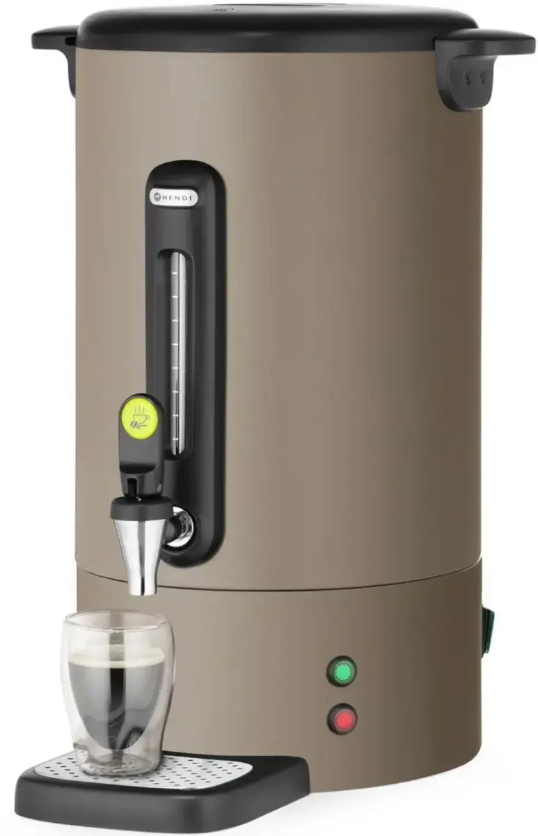 HENDI Percolator 14L - Taupe - Roestvrij staal