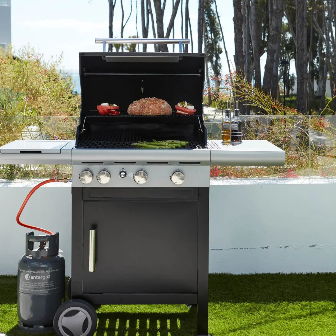 Barbecook Spring 3212 Gas BBQ - 3 Branders - Met zijbrander