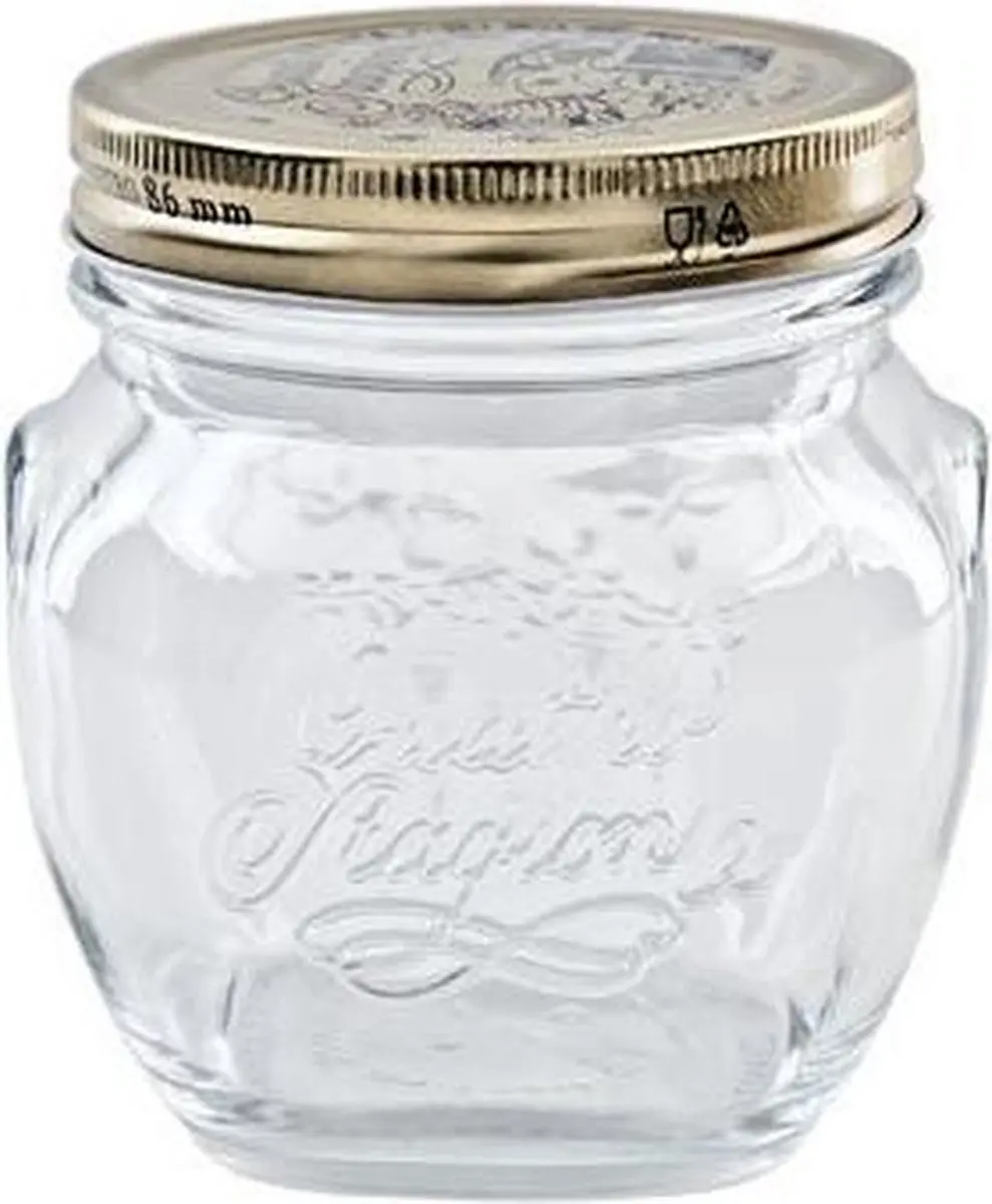 Bormioli Rocco Weckpot 500ml - Transparant