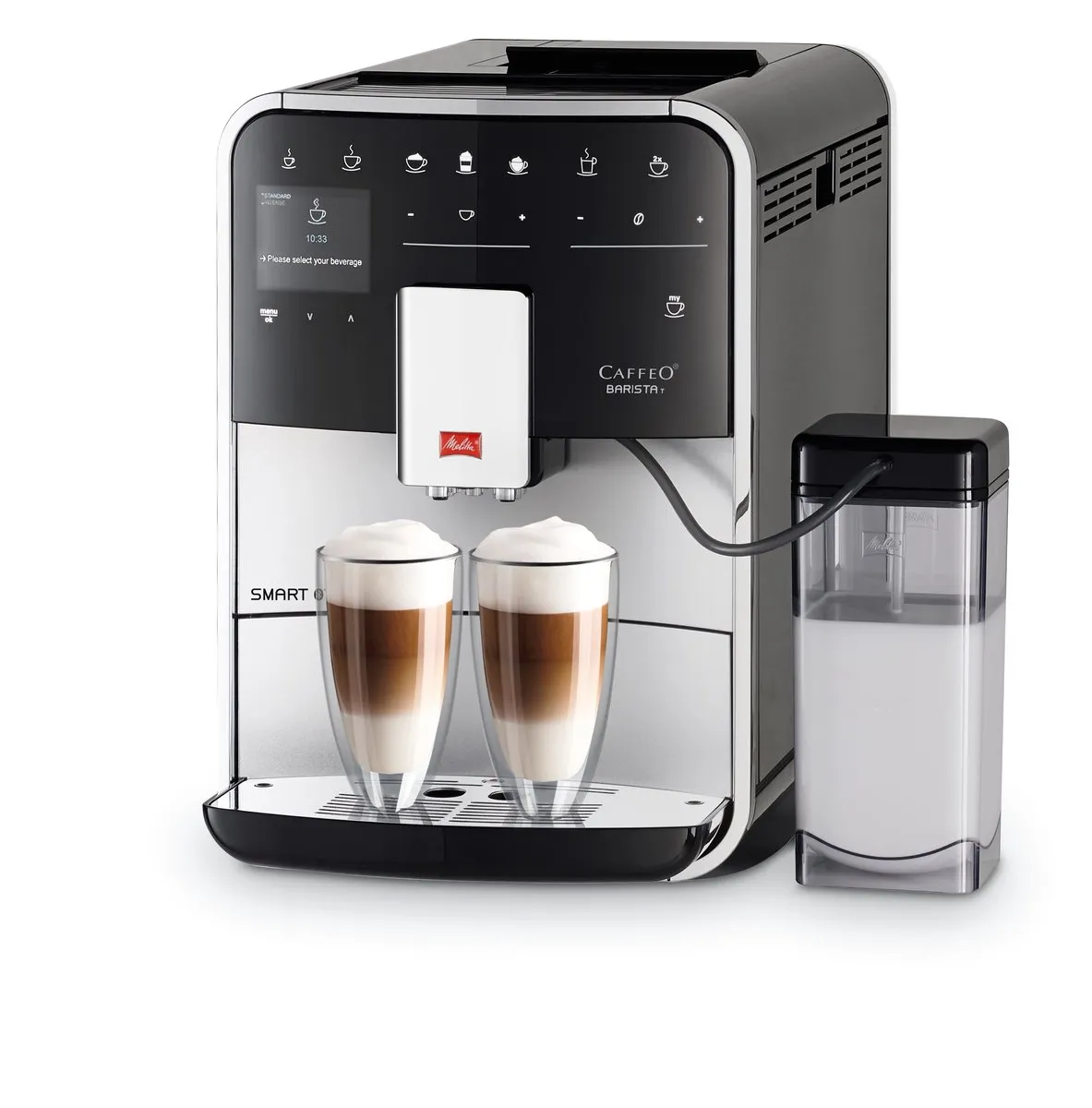 Melitta Barista Smart T volautomatische Espressomachine F830-101 zilver