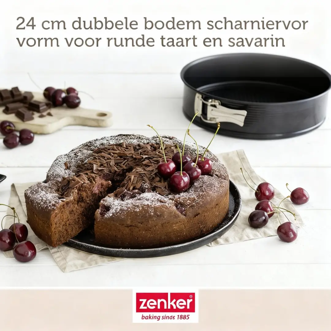 Zenker Bakvormen Set 24cm - Zwart