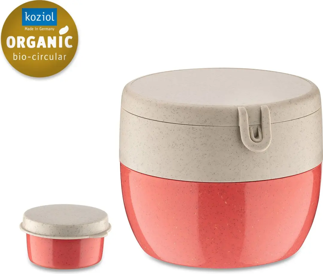 Koziol Bentobox Organic Medium - 1,25L - 3 Vakken - Paars