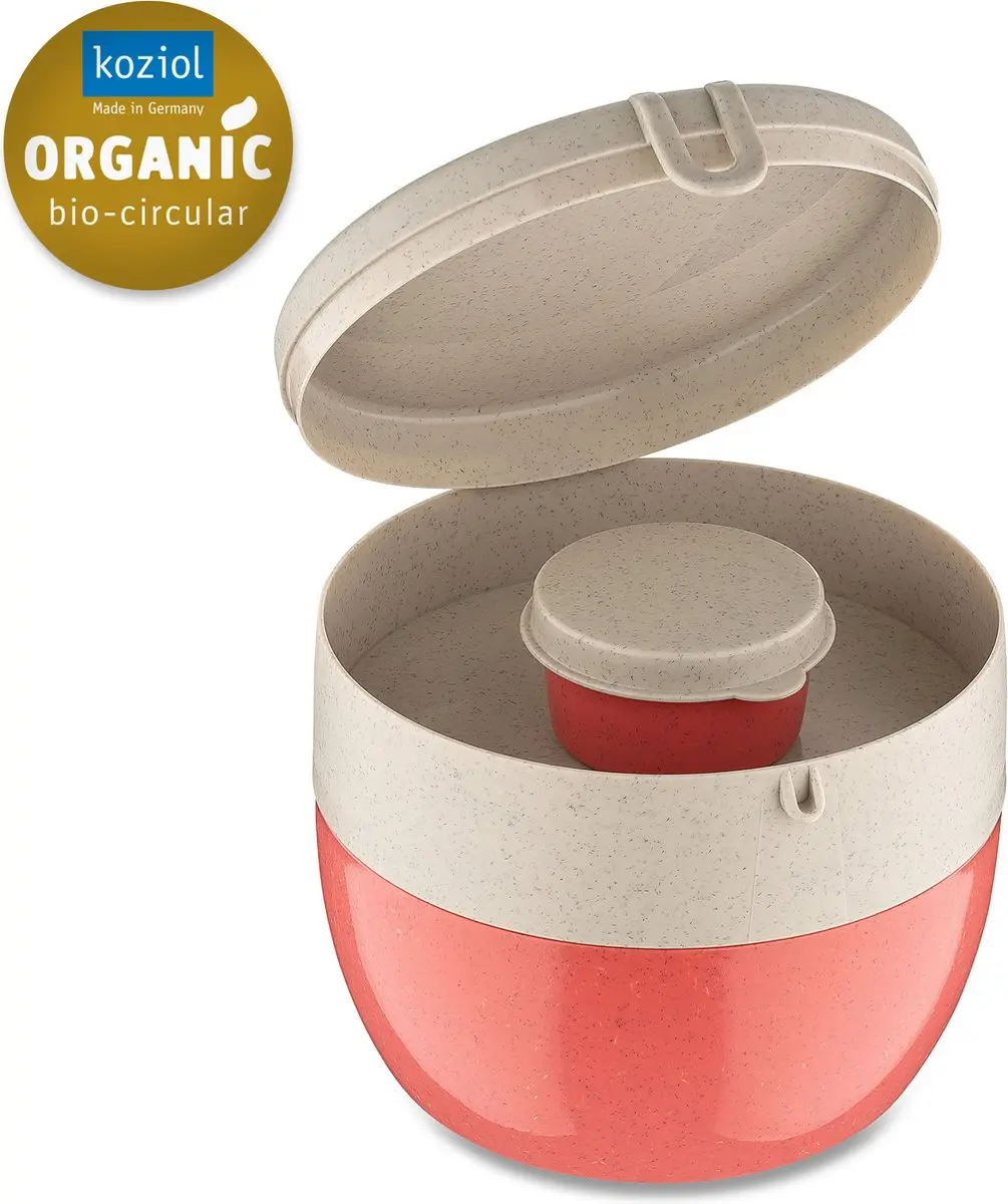 Koziol Bentobox Organic Medium - 1,25L - 3 Vakken - Paars