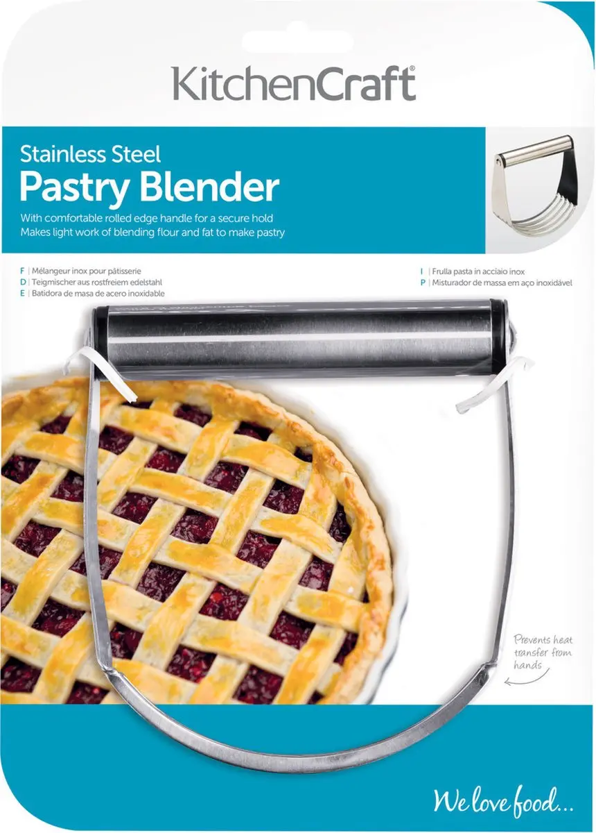 KitchenCraft Deegblender - Roestvrij staal