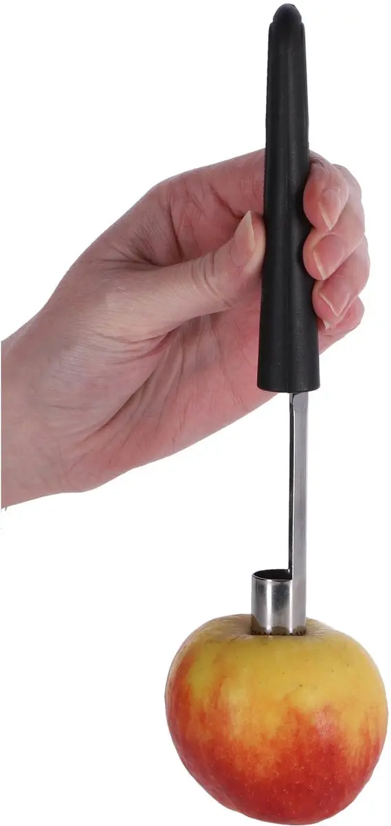 Westmark Appelboor/Kerner 19,8cm - Roestvrij staal - Zacht zwart