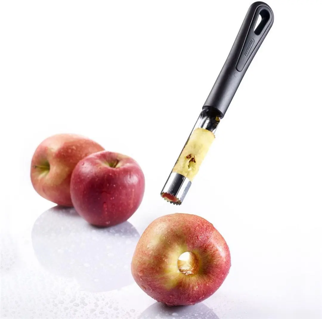 Westmark Appelboor/Kerner 19,8cm - Roestvrij staal - Zacht zwart