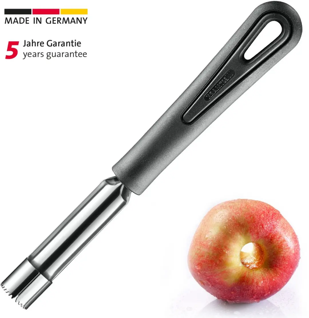 Westmark Appelboor/Kerner 19,8cm - Roestvrij staal - Zacht zwart