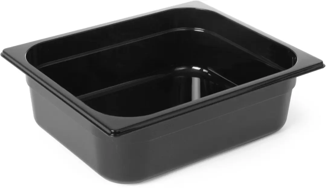 HENDI GN Container 4L - Zwart - 325x265x65mm