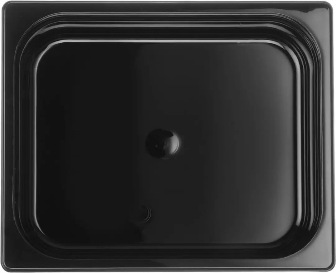 HENDI GN Container 4L - Zwart - 325x265x65mm