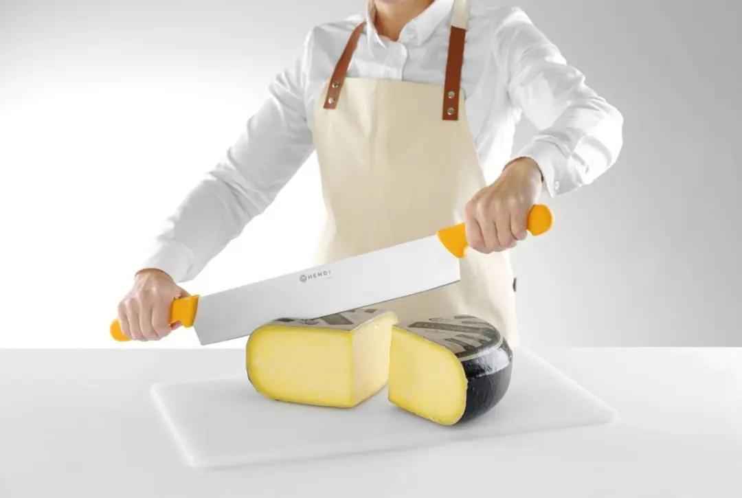 HENDI Lang Kaasmes 655mm - Rvs - Dubbele Handgreep