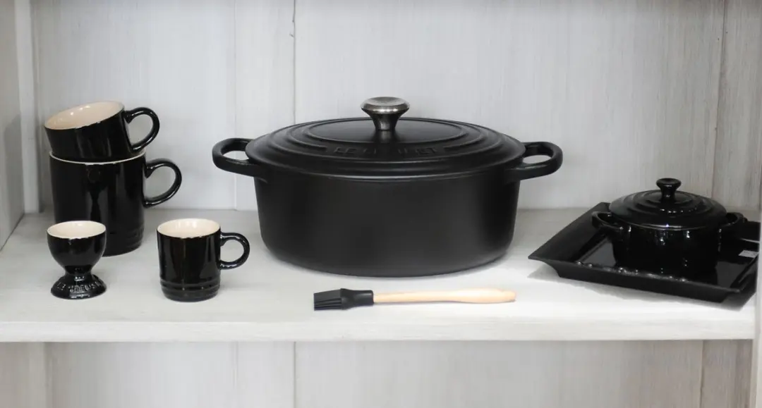 Le Creuset Mini Peper- en Zoutset 12cm - Mat Zwart