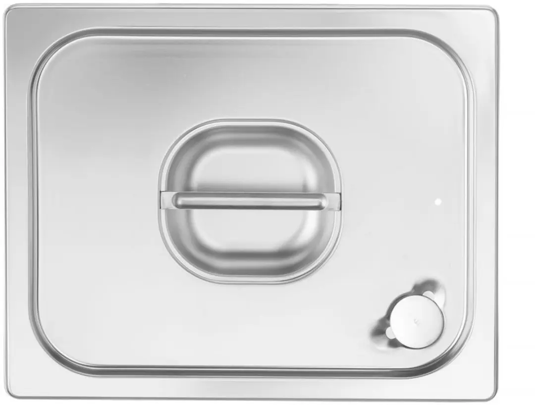 HENDI Deksel GN 265x325mm - Siliconenrand - Staal