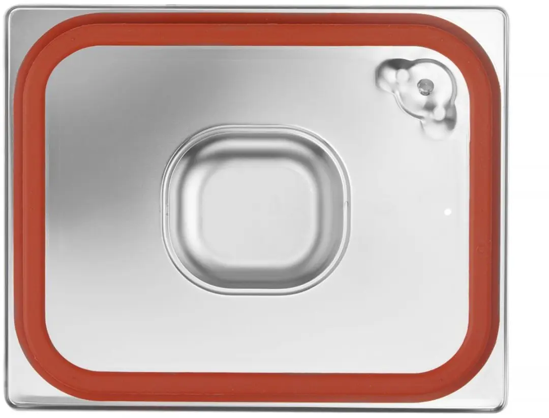 HENDI Deksel GN 265x325mm - Siliconenrand - Staal