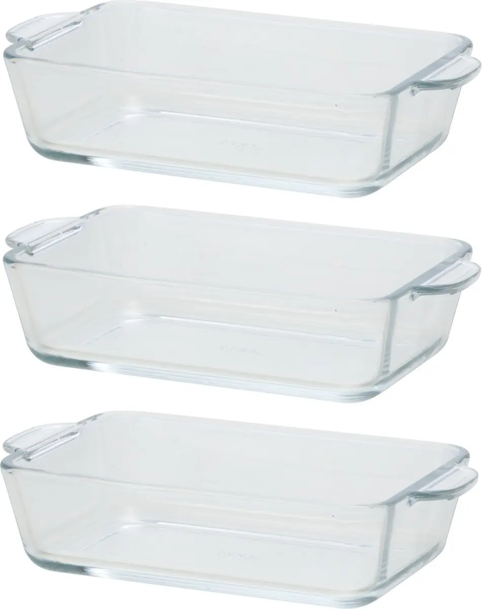 Cosy&Trendy Rechthoekige Glazen Ovenschaal 500ml