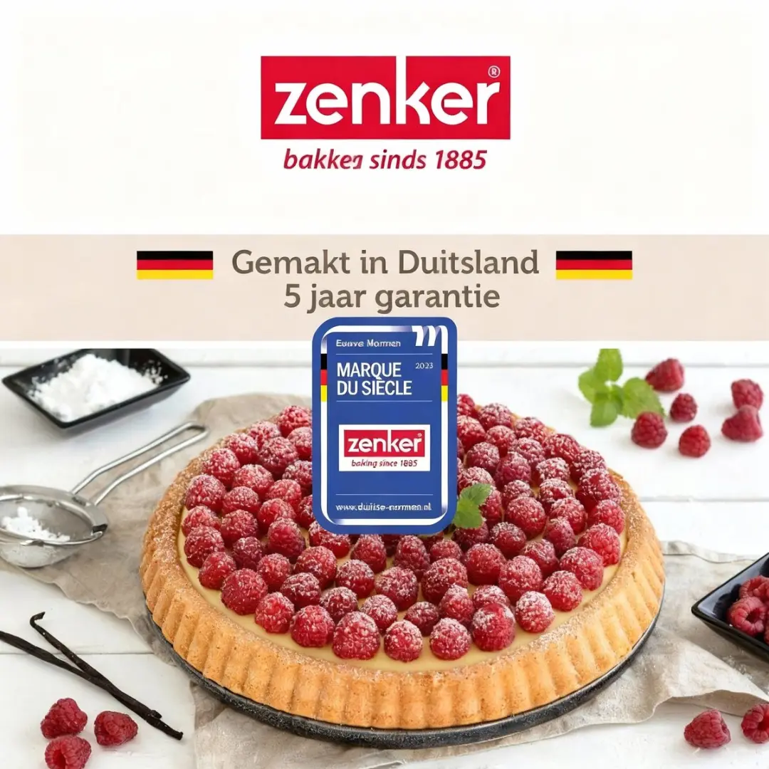 Zenker Omgekeerde Taartvorm 28cm - Zwart