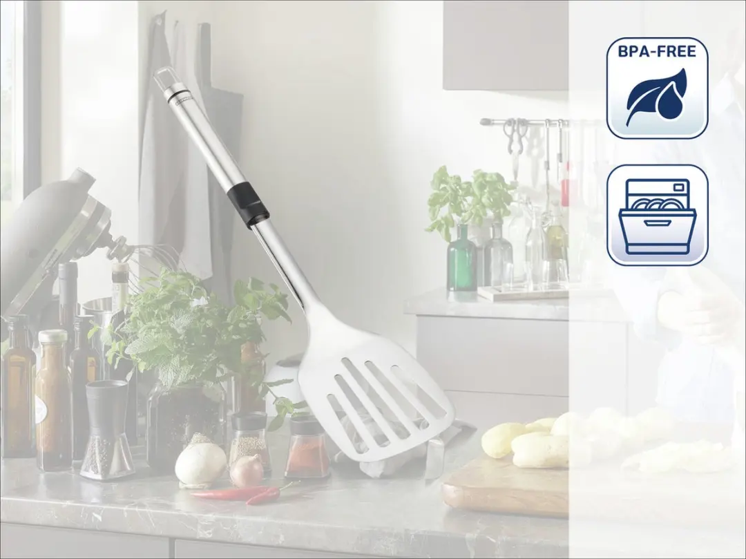 Leifheit ProLine Bakspatel RVS - Grijs/Zwart