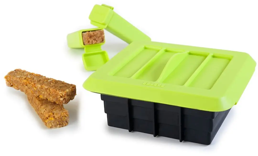 Ibili Mueslireep Bakvorm 15cm - Groene Herbruikbare Hoesjes
