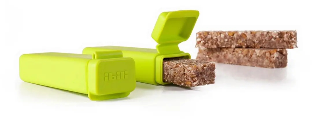 Ibili Mueslireep Bakvorm 15cm - Groene Herbruikbare Hoesjes