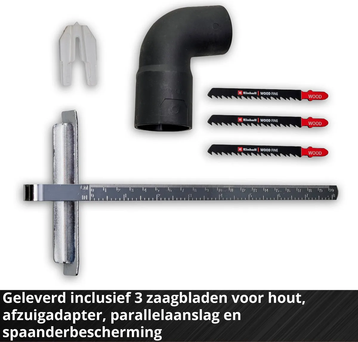 Einhell Accu Decoupeerzaag TP-JST 18/135 Li BL Solo - 3 Zaagbladen