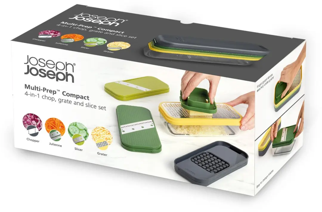 Joseph Joseph Multi-Prep Compact Mandoline - 6-delig Multicolor