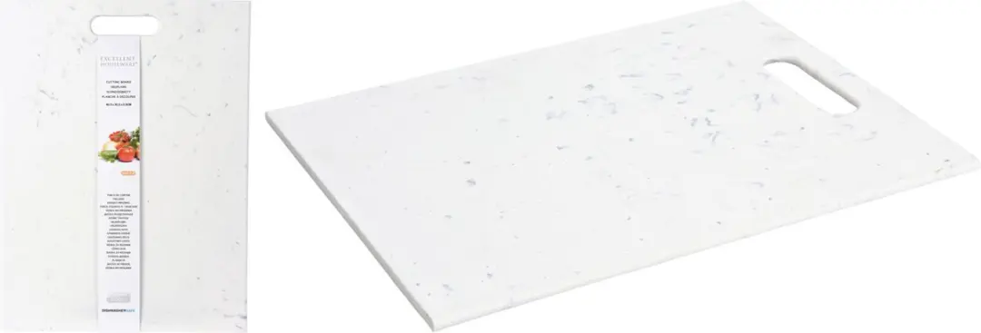 Excellent Houseware Keukensnijplank Wit - 2 Stuks