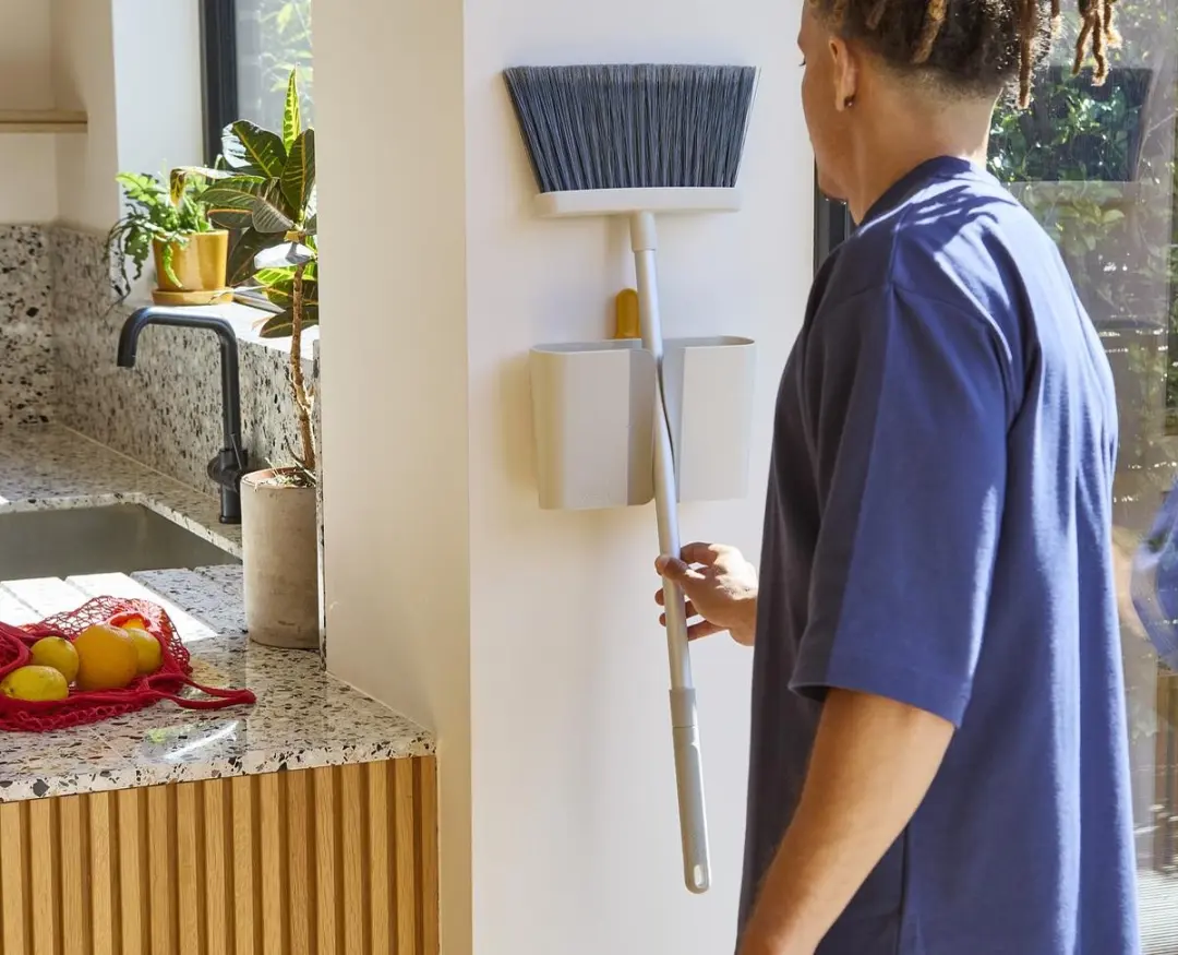 Joseph Joseph CleanTech Ophangbare Bezem 65008 - Ecru