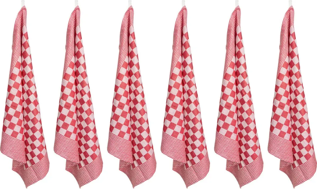 Cosy&Trendy Art Carré Keukenhanddoek Rood