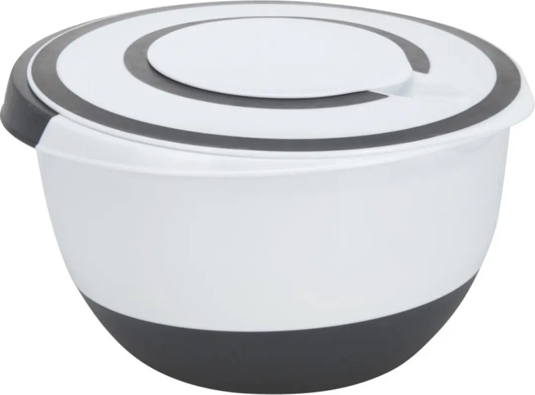 Excellent Houseware Mengkom 26cm 5L - 2 Stuks Wit/Antraciet