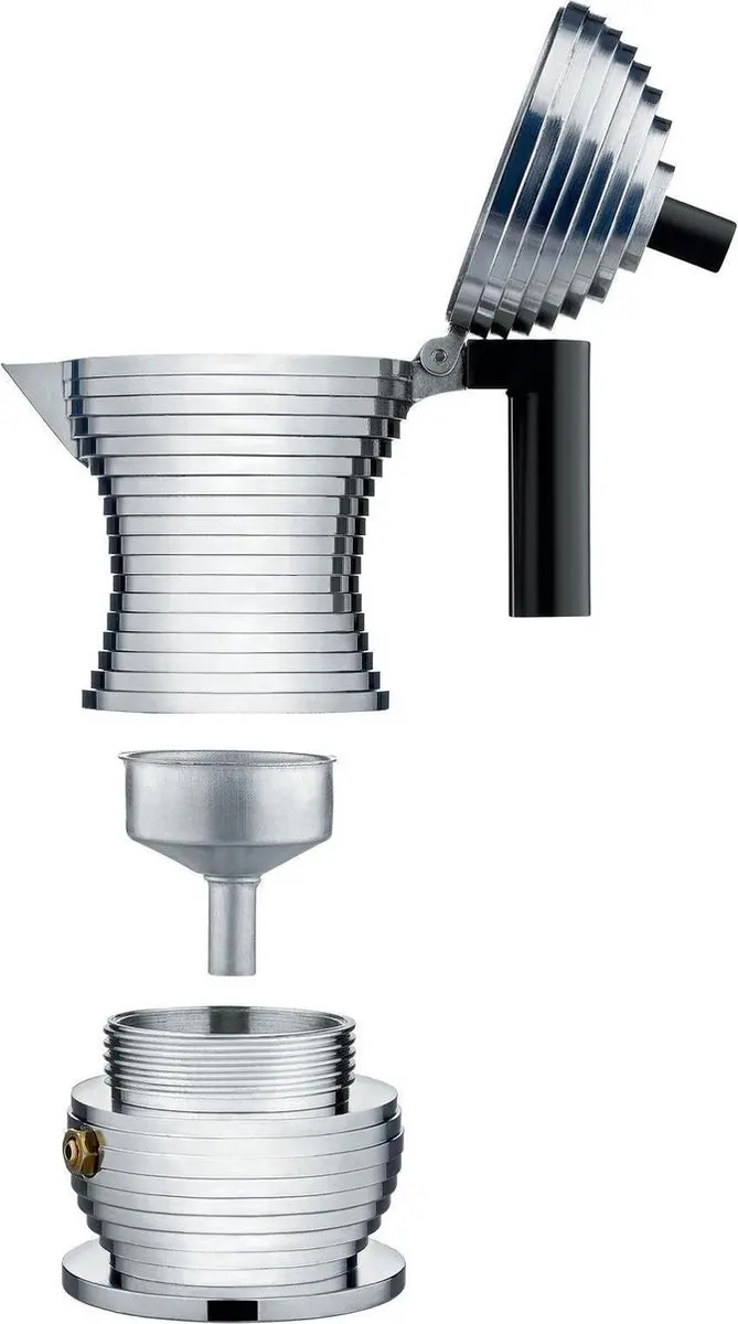 Alessi Pulcina Percolator MDL02/1 B - Zwart - afbeelding 3 van 4