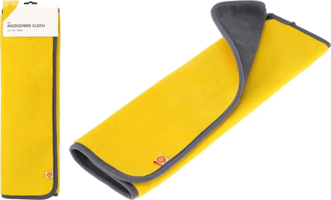 Shell Microvezeldoek Geel - 45x40cm