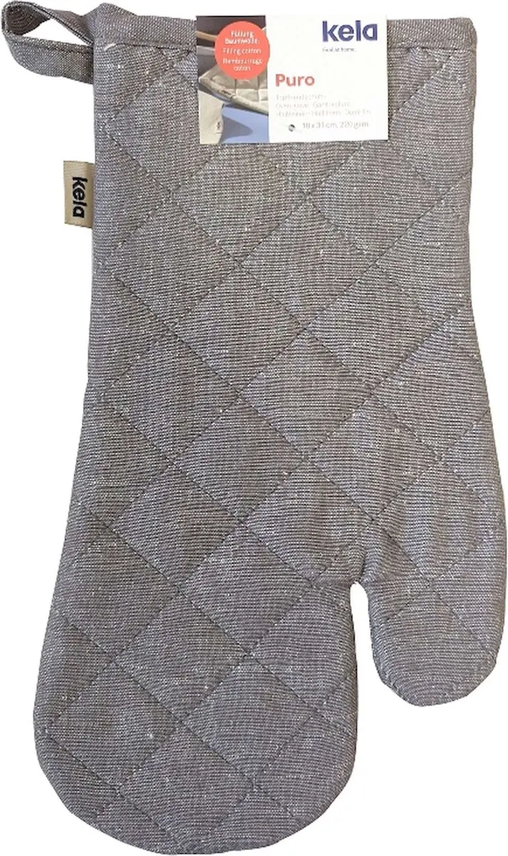 Kela Ovenwanten Grijs - 4 Stuks