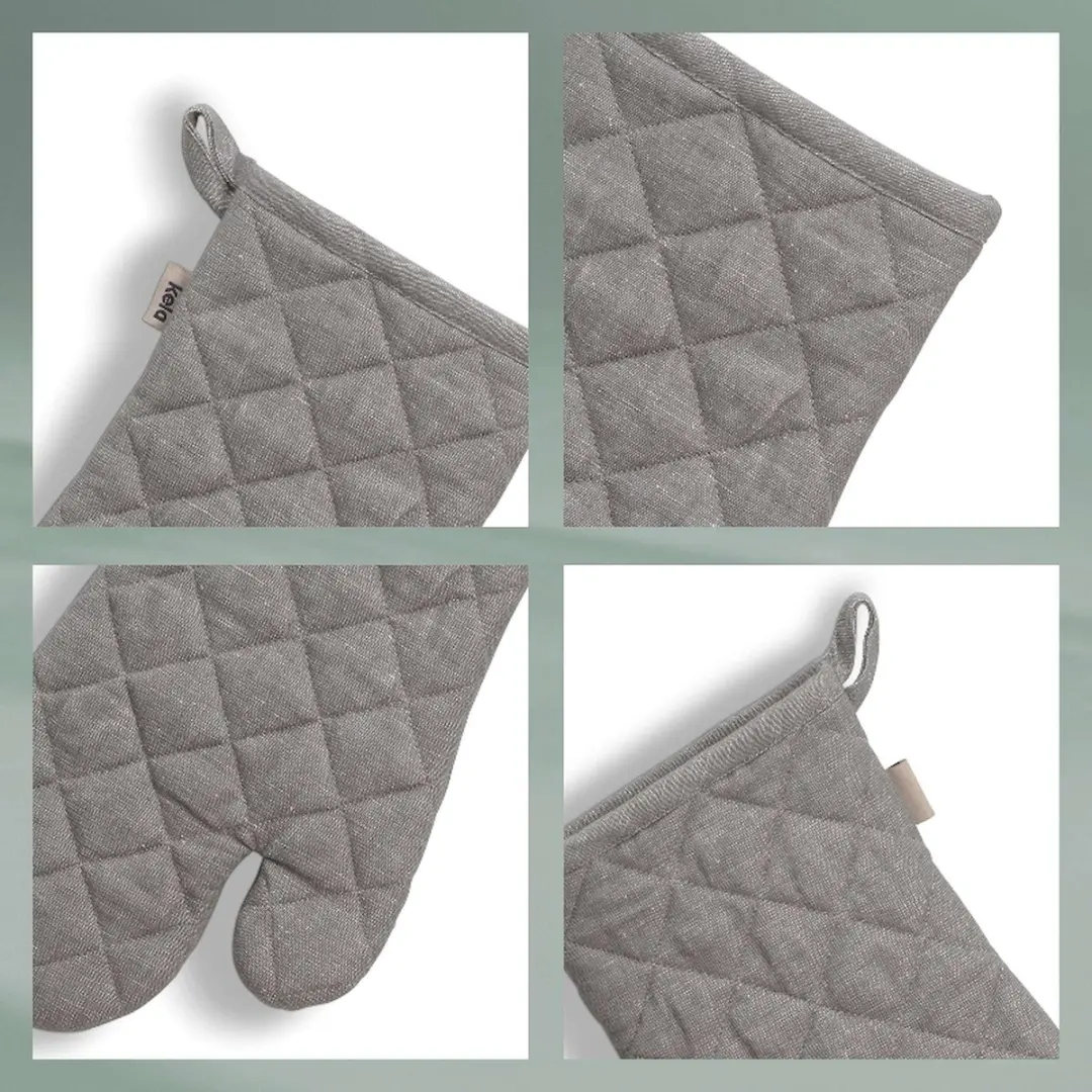 Kela Ovenwanten Grijs - 4 Stuks
