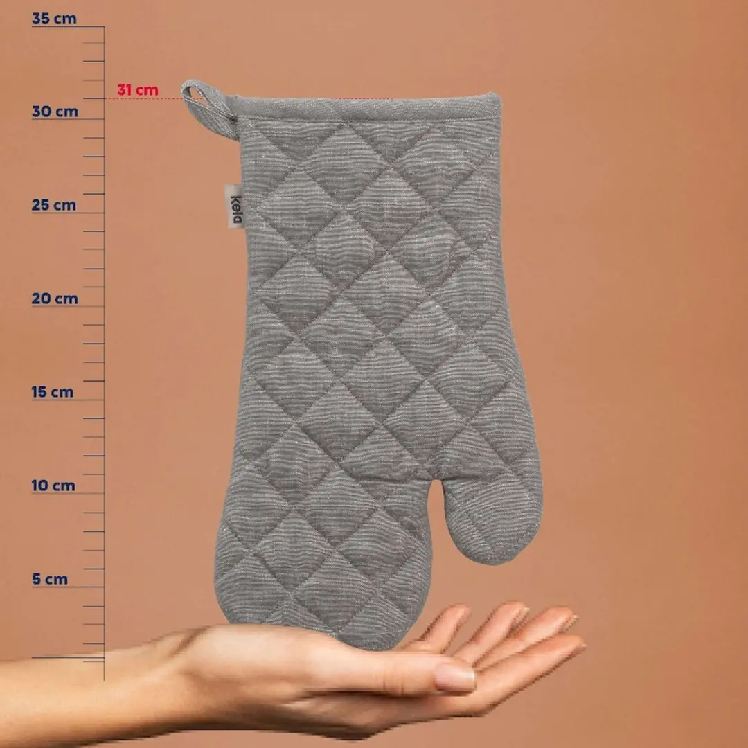 Kela Ovenwanten Grijs - 4 Stuks