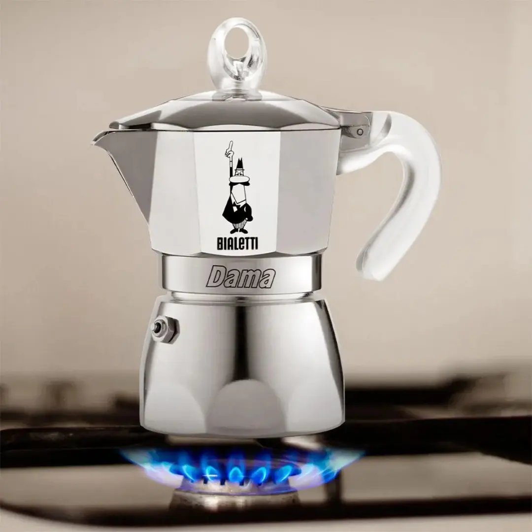Bialetti Dama Pure Ice Espressopot - 3 Kopjes - Grijs
