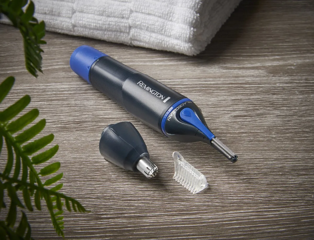 Remington NE3850 Nano Series Neustrimmer - Oorhaar & Wenkbrauw - Grijs/Blauw
