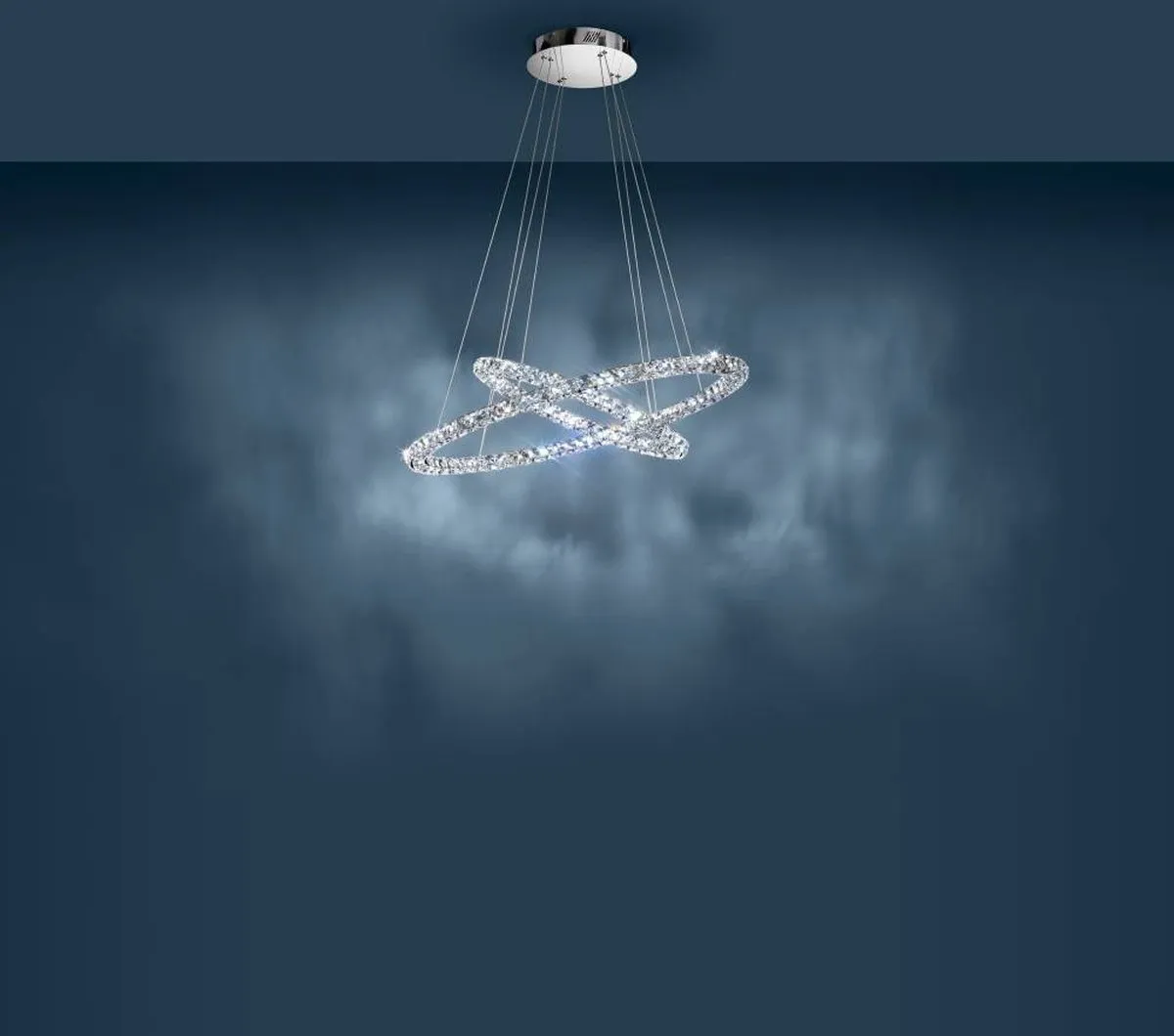 Eglo Toneria Hanglamp LED - 2 Lichtpunten - Chroom