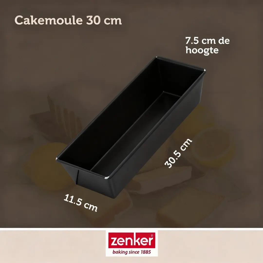 Zenker Black Metallic Cakevorm 30,5cm