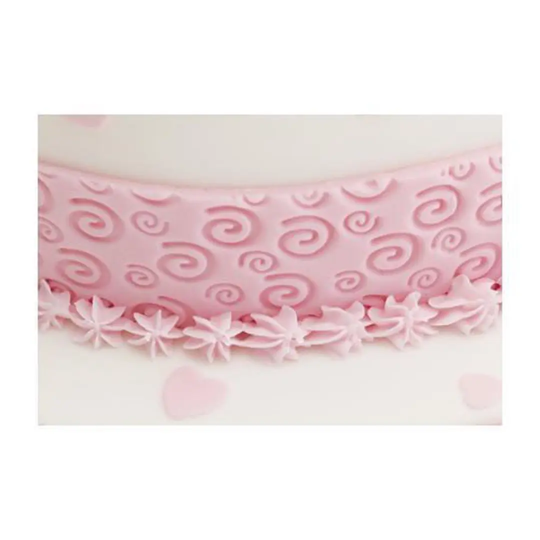 KitchenCraft Structuurroller 25cm - Roze