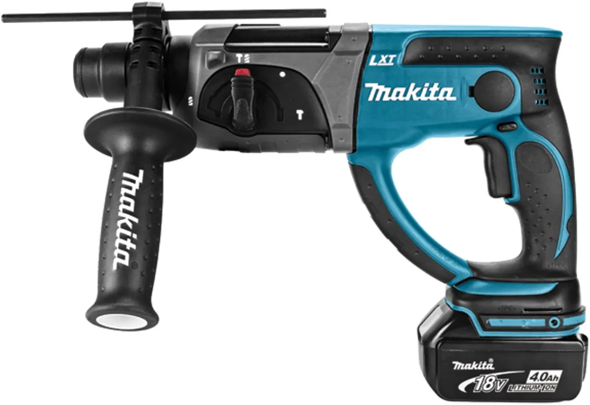 Makita DHR202RMJ SDS-plus Combihamer Set - 2J - 2x 4.0Ah