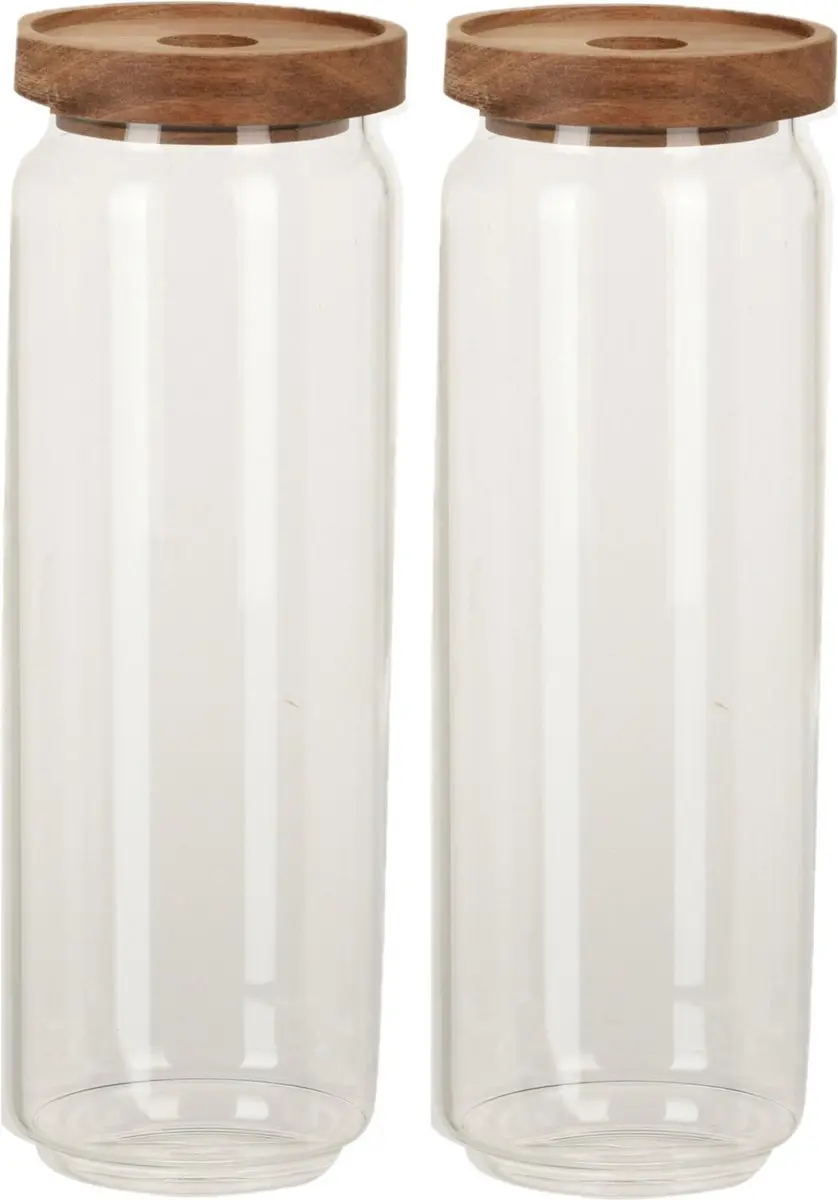 Excellent Houseware Voorraadpotten Set 4x 1300ml